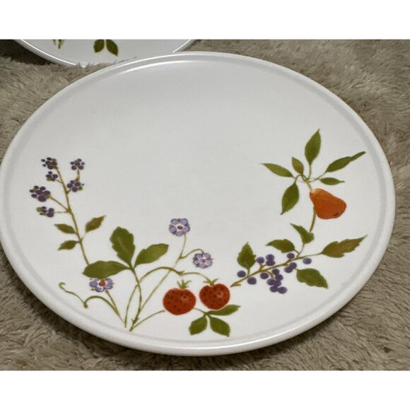 Noritake Dessert Plates Progression China Berries N Such #9070 Set Of 6 - Picture 4 of 11